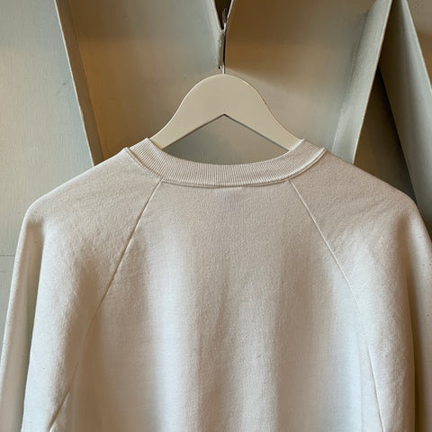 80’s White Crewneck - Large