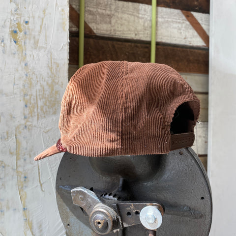 80's Brown Cord Hat - OS
