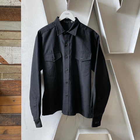 70’s Boxy USN Button-Up Shirt - Large