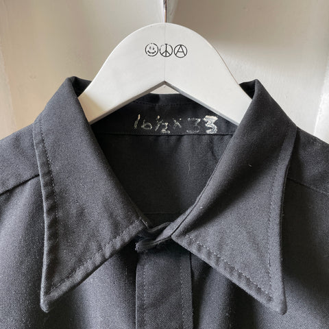 70’s Boxy USN Button-Up Shirt - Large