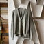 70's Grey Cardigan - XL