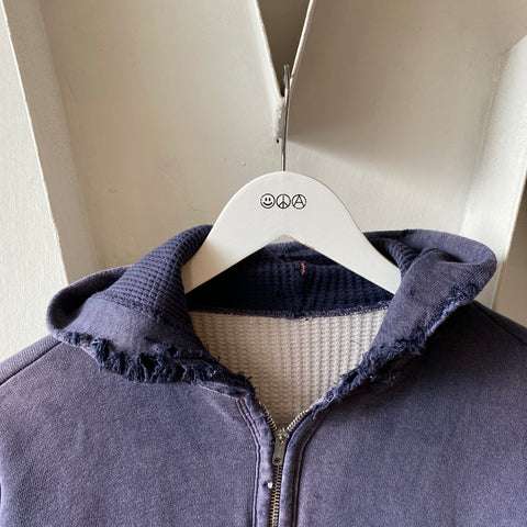 60's Thermal Lined Zip Up - Large