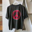 80’s Cropped Peace Tee - Large