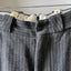 40’s Striped Wool Trousers - 34” x 27”