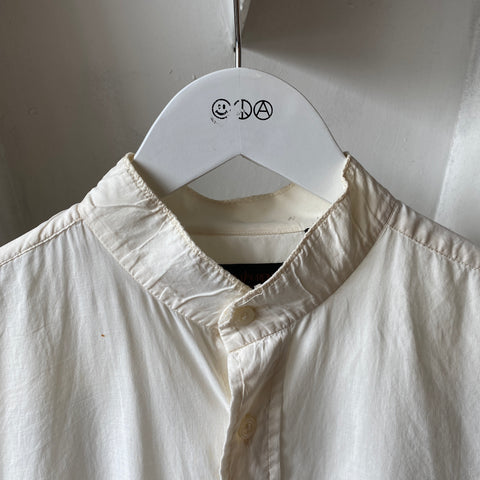 80's YSL Mandarin Collar Shirt - Large