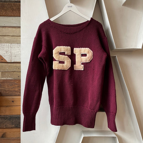 50’s Collegiate Sweater - Large