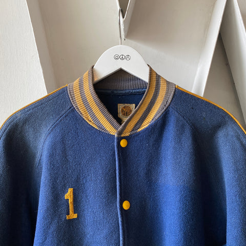 40's D Pocket Varsity Jacket - Large