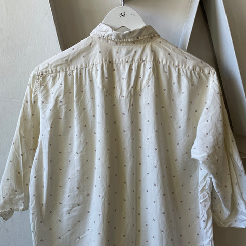 40’s Cotton Button Up Chopper - Large
