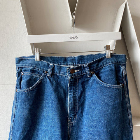 70's Wide Leg Denim - 34” x 36”
