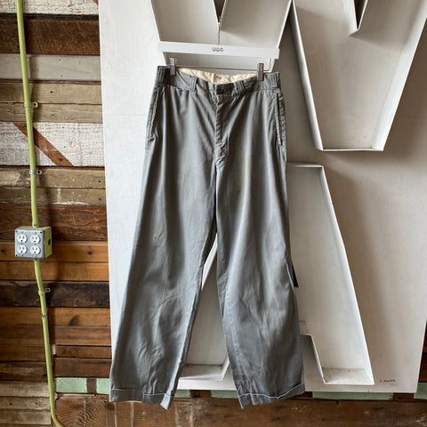 60's Sail Cloth Trousers - 30” x 31”