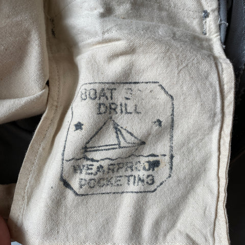 60's Sail Cloth Trousers - 30” x 31”