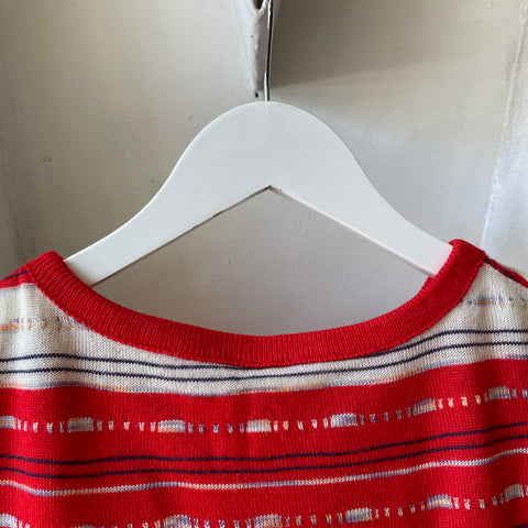 60’s Patterned Sweater Vest - Small
