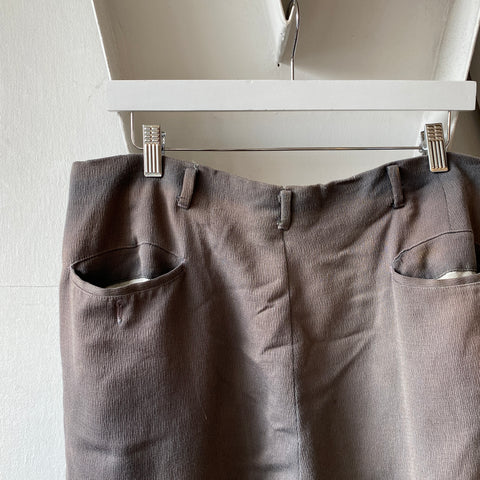 40's Sun Faded Trousers - 35” x 28”