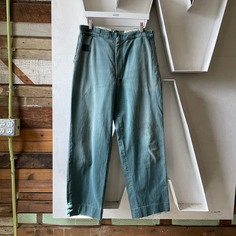 60’s Faded Work Pants - 33” x 30”