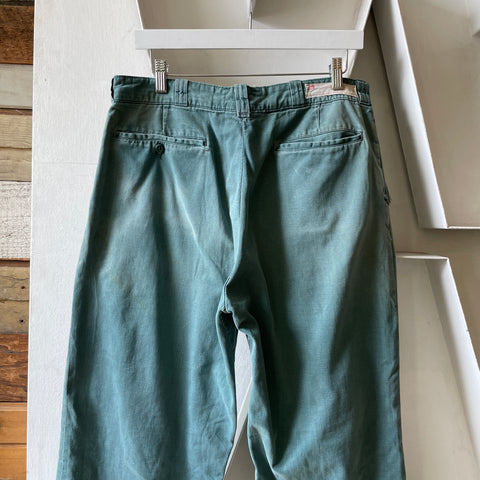 60’s Faded Work Pants - 33” x 30”