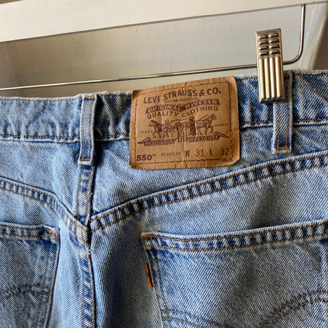 90's Levi's Orange Tab 550 Denim - 29" x  32"