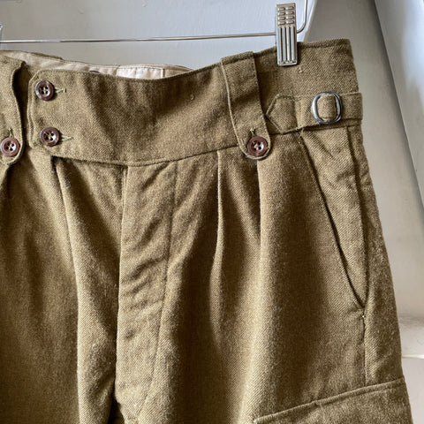 50’s Australian Military Wool Field Pants - 30.5” x 27.5”