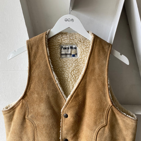 70's Suede Vest - Medium