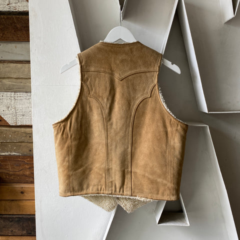 70's Suede Vest - Medium