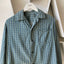 60’s Patterned Loop Collar Shirt - Small