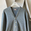 50’s Wool Herringbone Cardigan - Large