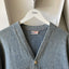 50’s Wool Herringbone Cardigan - Large