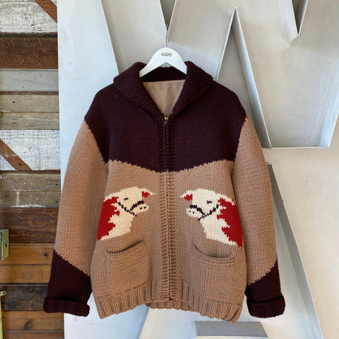70's Cow-ichan Sweater - Large