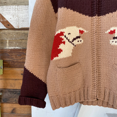 70's Cow-ichan Sweater - Large