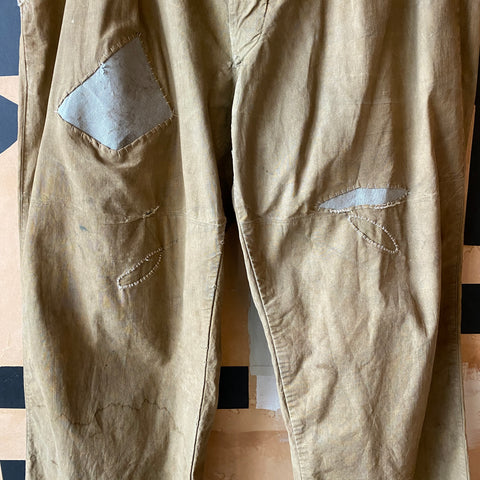 30's Repaired Japanese Trousers - 35” x 25”