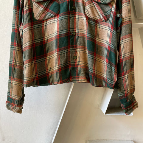 50’s Chopped Towncraft Wool Flannel - Small