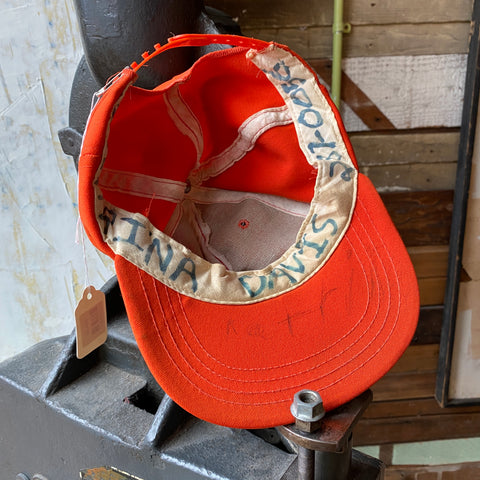 80's B Orange Cap - Small