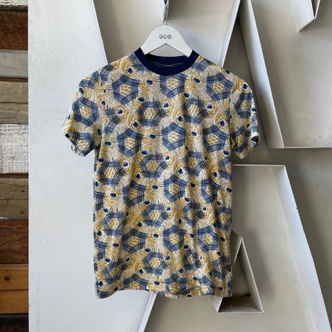 80’s Fun Patterned Tee - Small
