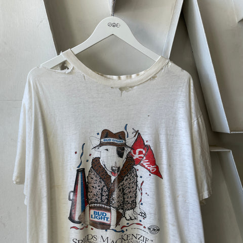 80’s Spud's Bud Light T-Shirt - XL