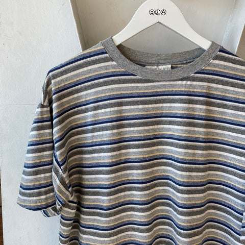 90's Boxy Stripe Tee - Medium