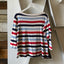 60’s Campus Terrycloth Boatneck Sweater - Medium