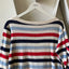 60’s Campus Terrycloth Boatneck Sweater - Medium
