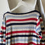 60’s Campus Terrycloth Boatneck Sweater - Medium