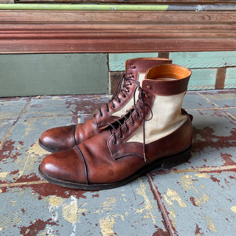 60's Leather Boots - M’s 9 W's 10.5