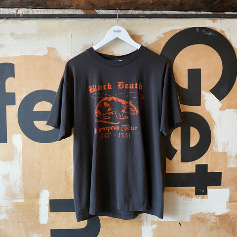 90's Black Death Tour Tee - large