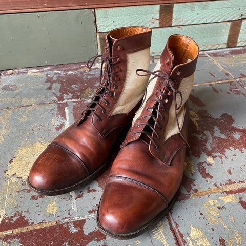 60's Leather Boots - M’s 9 W's 10.5