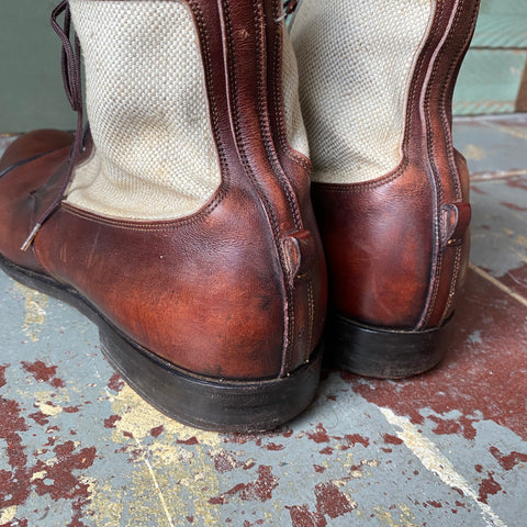 60's Leather Boots - M’s 9 W's 10.5