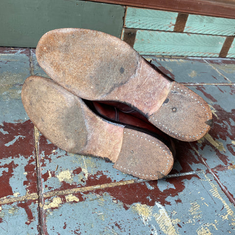 60's Leather Boots - M’s 9 W's 10.5
