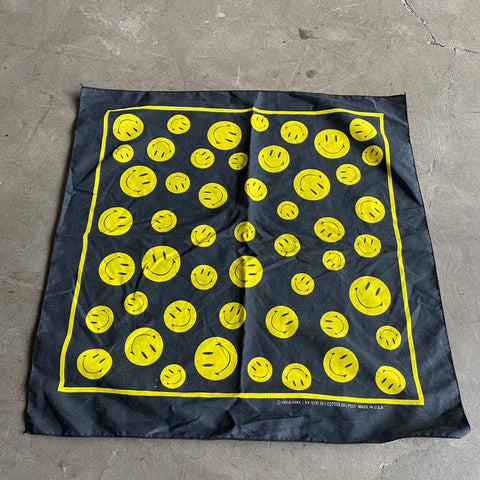 80's Smiley Face Bandana - OS