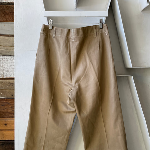 50’s Pleated Chinos - 30" x 31”