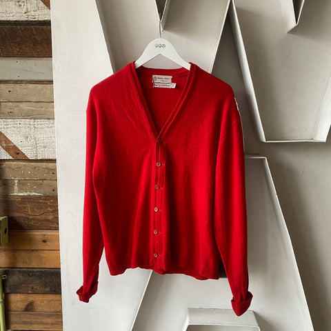 60's Lambswool Cardigan - Large