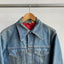 70's Quilt Lined Denim Jacket - Medium