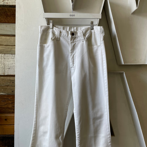 70’s White Sears Flares - 31” x 29”