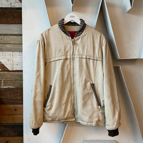 50’s Lined Clicker Car Coat - Large
