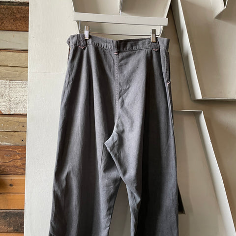 60’s Pearl Snap Side Zip Trousers - 31” x 29”
