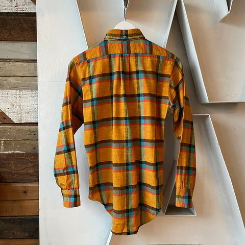 60’s Fifties East Plaid Button Down - Small